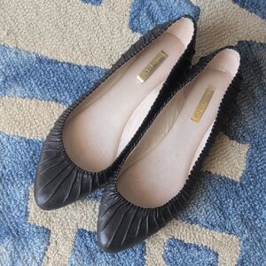 Louise et Cie Black Leather Flats